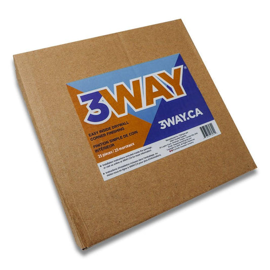 3Way Drywall corners - pre-fabricated 25-pack